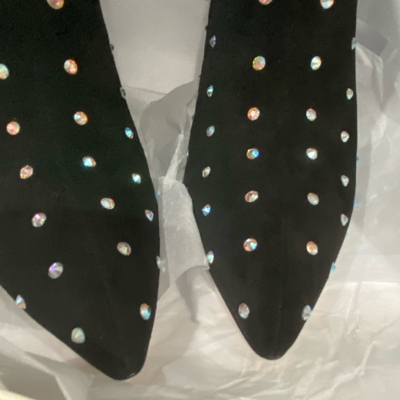 L’AGENCE Mariette Bootie II in BLACK IRIDESCENT - Picture 12 of 16